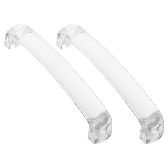 CTIRCHIU Rectangular Acrylic Cabinet Drawer Pull Handles Set for Kitchen Cabinets and Home Decor Upgrade