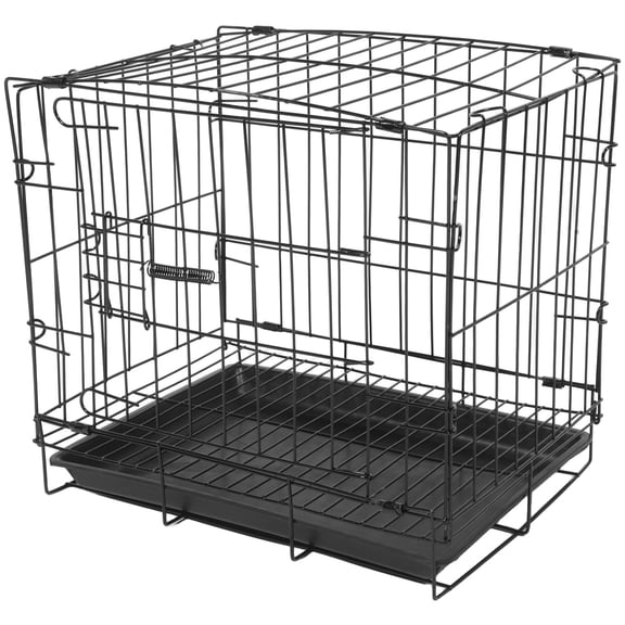 CTIRCHIU Pet Folding Cage Lightweight Portable Metal Wire for Home Black
