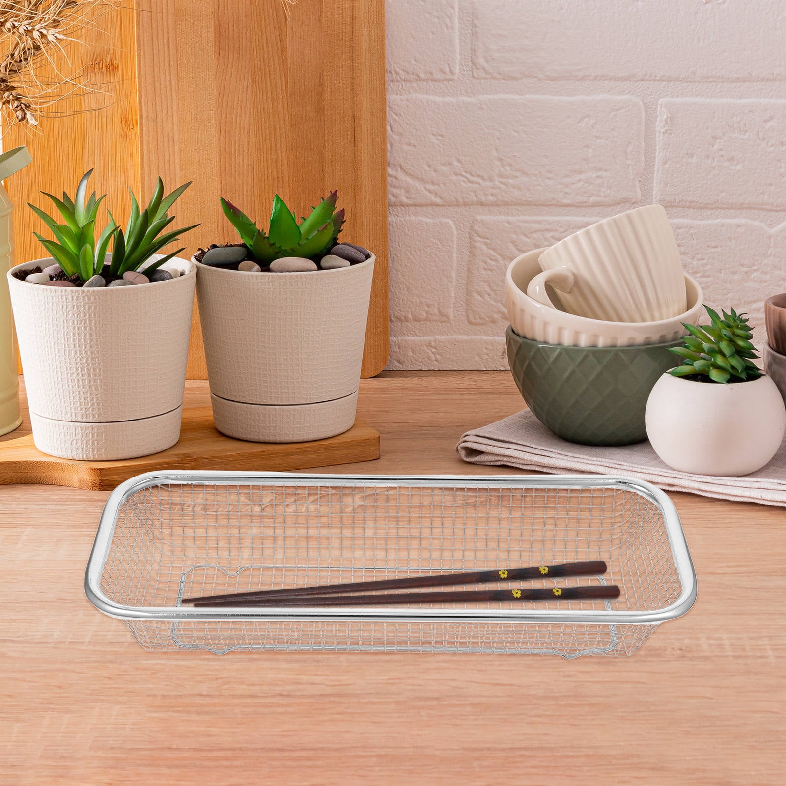 CTIRCHIU Plated Silver 304 Stainless Steel Chopstick Organizer ...
