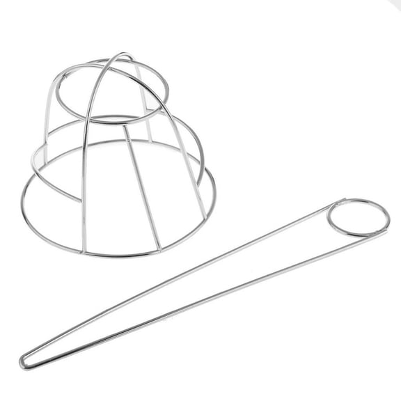 CTIRCHIU Plated Silver Metal Hair Bun Cuff Stick Durable Hairpin for Weddings Engagement and Daily Use