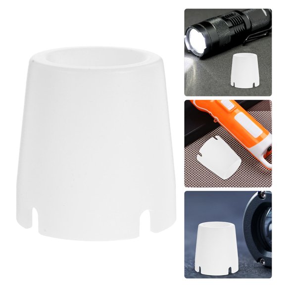 CTIRCHIU Plastic Flashlight Diffuser Dome Anti Glare Soft Light Cover