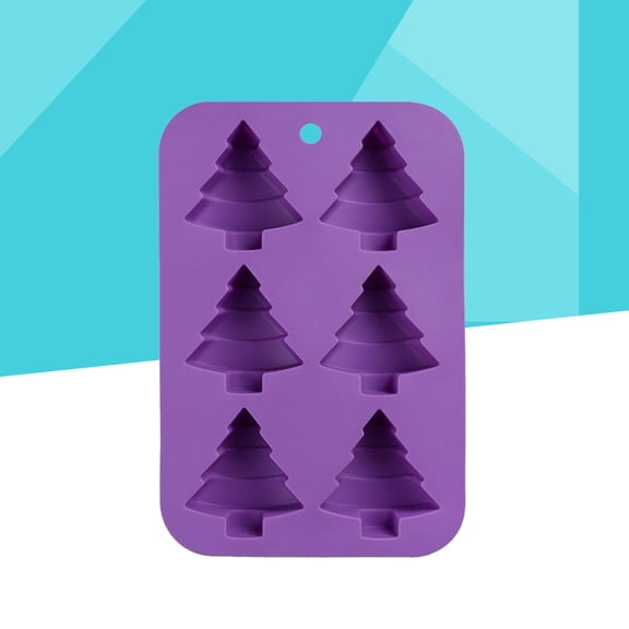 CTIRCHIU Purple Silicone Tree Mold for Baking Fondant and Chocolate Treats