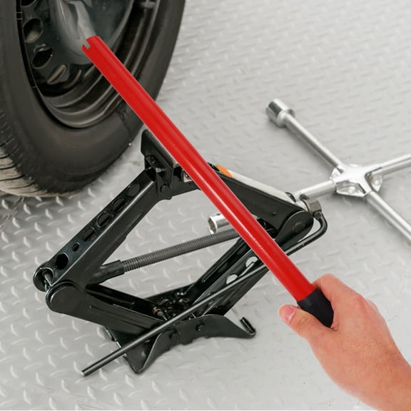 CTIRCHIU Red Floor Jack Handle Extension Rod Vertical Hydraulic Jack Handle for Car Maintenance