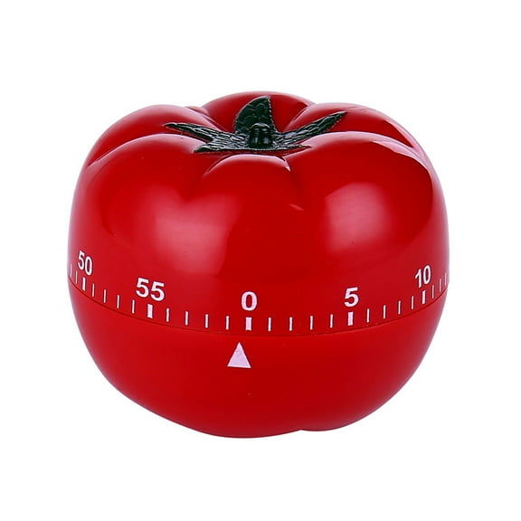 CTIRCHIU Red Kitchen Timer Mechanical Countdown for Cooking Baking and Frying with Loud Alarm