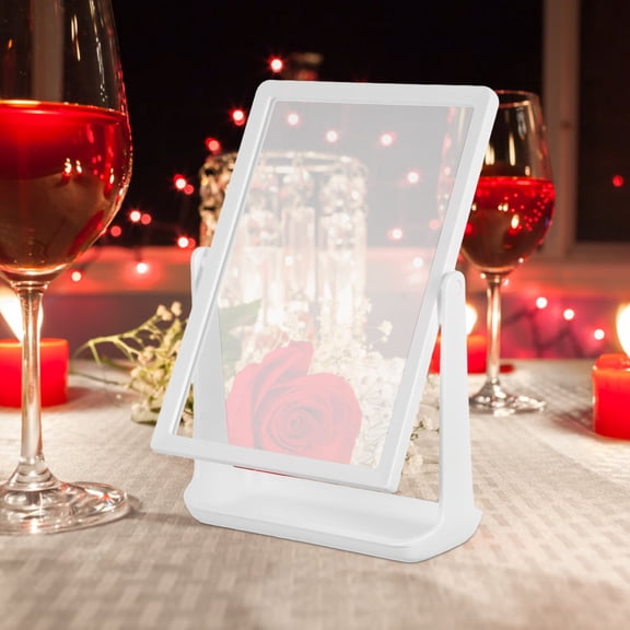 CTIRCHIU Restaurant Table Menu Holder in White PVC for Organized Display and Quick Updates