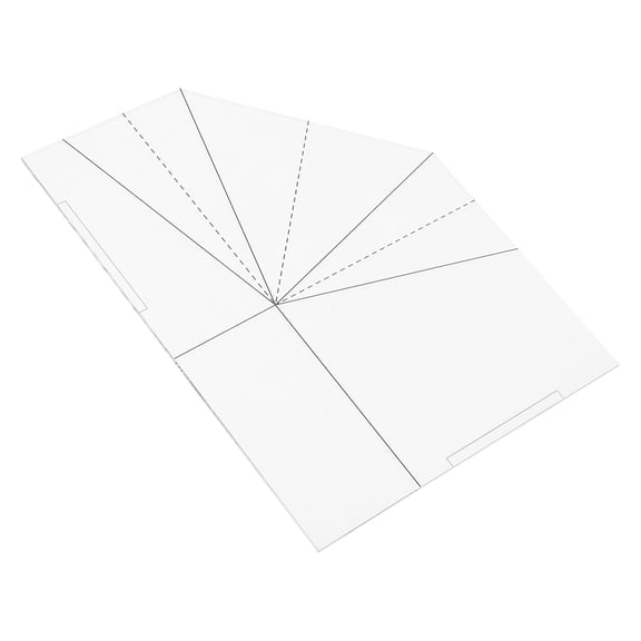 CTIRCHIU Foldable Transparent Acrylic Sewing Template for Quilting Tote Picnic and Lunch Bags