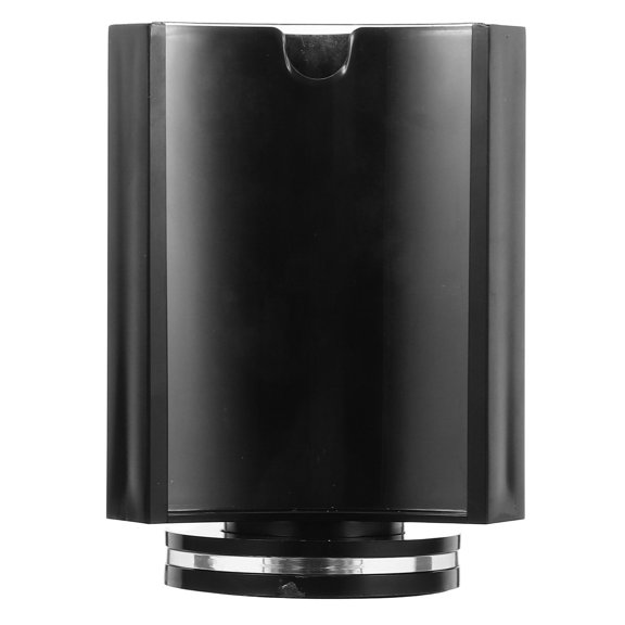 CTIRCHIU Rotating Table Acrylic Menu Display Stand Black Clear Visibility for Restaurants Cafes Bars