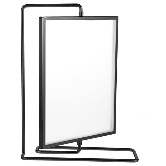 CTIRCHIU Rotating Double Sided Picture Frame Black Metal 360 Degree Display for Home Decor