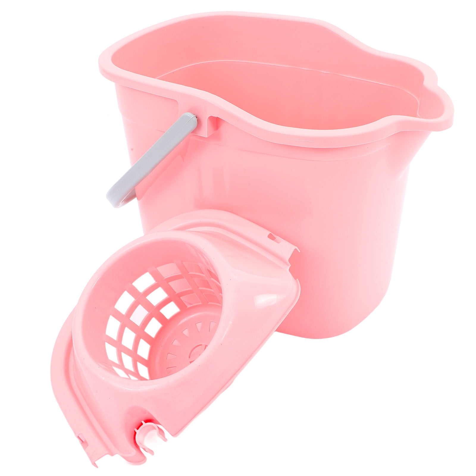 CTIRCHIU Pink Plastic Mop Bucket for Home Use - Durable and Practical ...