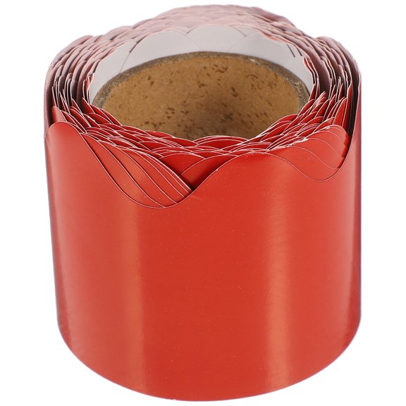 CTIRCHIU Decorative Red Copper Foil Bulletin Board Borders for Classroom Decor