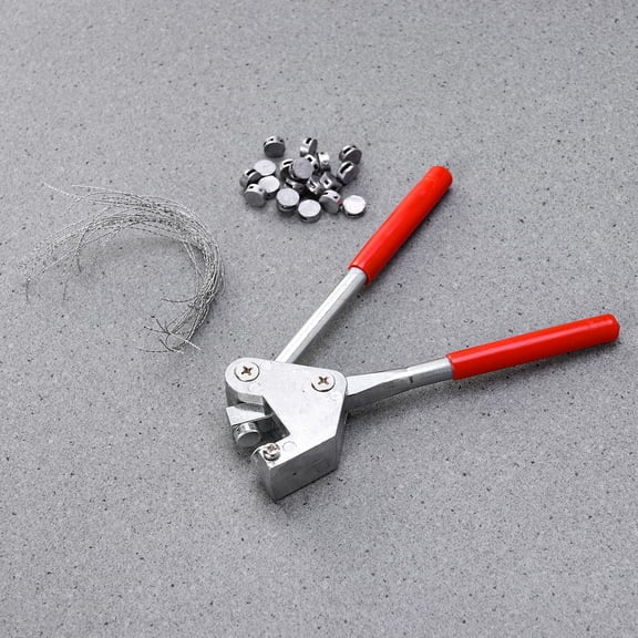 CTIRCHIU Sealing Pliers Kit Portable Steel Plastic Lead Seal Tool for Taxi Electric and Water Meter Use