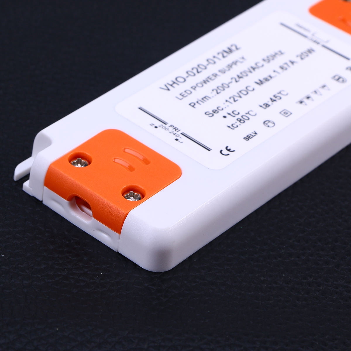 CTIRCHIU LED Power Supply White Compatible with 12V LED Lights Energy ...