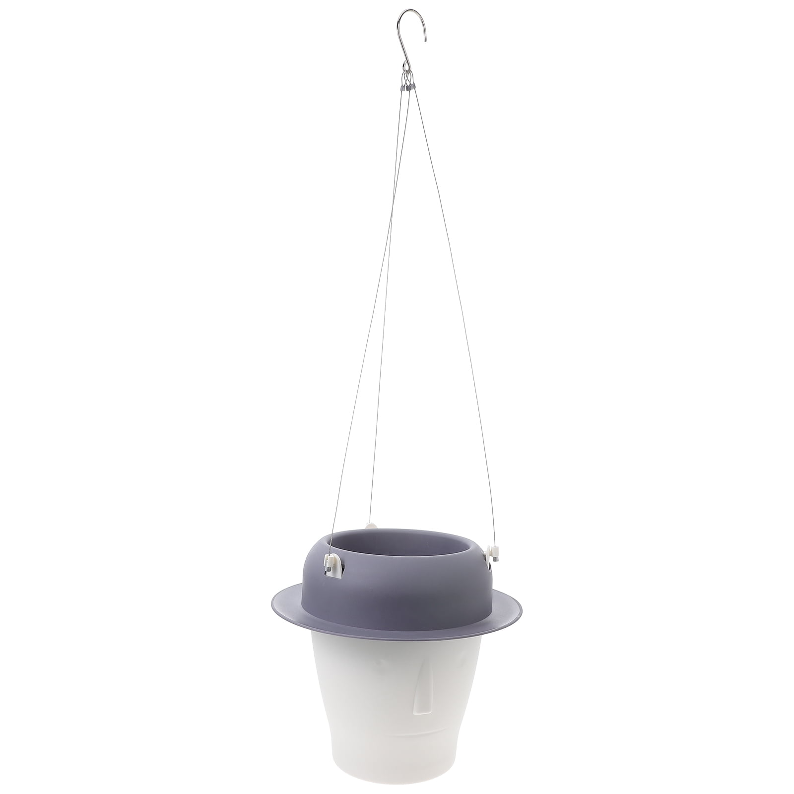 CTIRCHIU Detachable Hanging Planter Pot Set with Unique Face Design, Multi-Layer Indoor Plant Holder for Home Decor