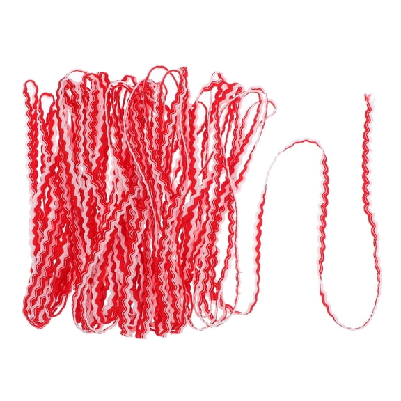 CTIRCHIU Sewing Trim and Embellishments Woven Multi-Shaped Wave Design Decorative Ribbon 1 Pack