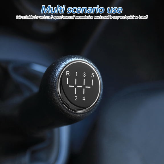 CTIRCHIU Decorative Car Gear Shift Sticker Black with Advanced Adhesive for Manual Transmission Trucks