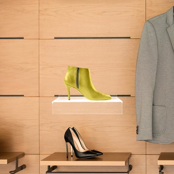 CTIRCHIU Transparent Sneakers Display Stand 5pcs Set, Shop Display Rack, 9.3x4.7x1.8in