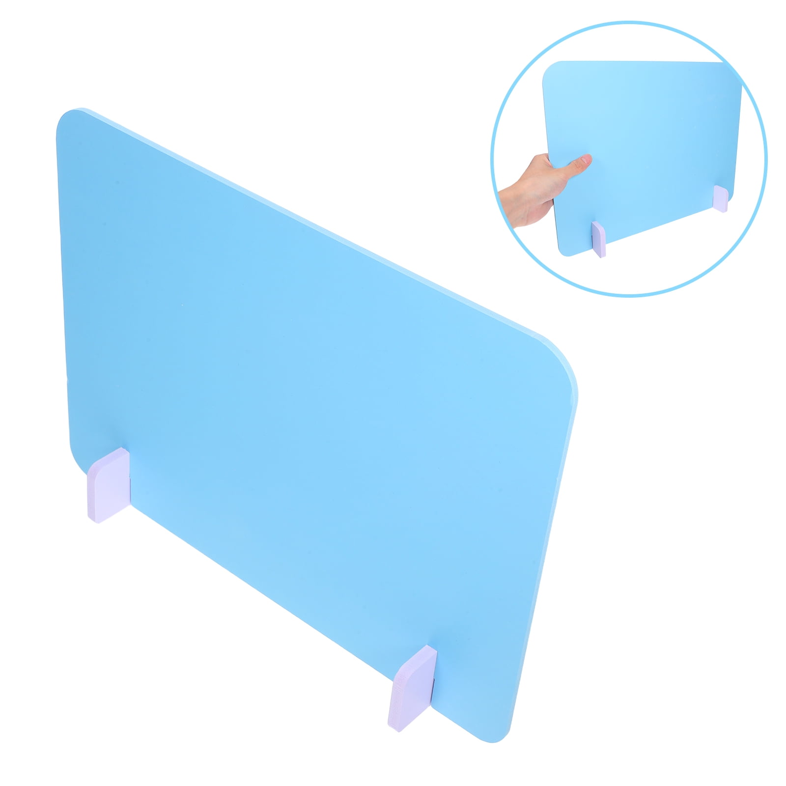 CTIRCHIU SkyBlue Desk Privacy Divider Screen for Students Easy ...