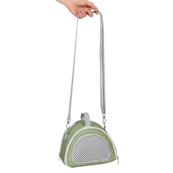 CTIRCHIU Olive Green Small Animal Carrier Bag for Hamsters Squirrels and Chinchillas Lightweight Portable