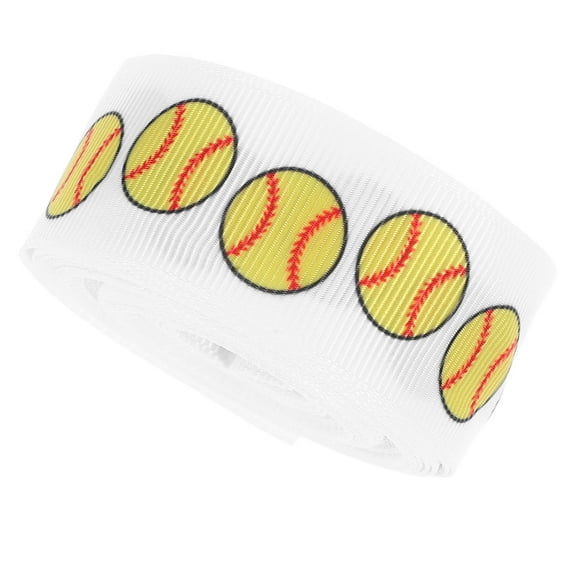 CTIRCHIU Sports Decoration Ribbon Yellow Grosgrain Baseball and Softball Party Accent