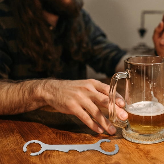 CTIRCHIU Stainless Steel Beer Faucet Wrench for Faucet Tower Connector Tool with Easy Grip Handle