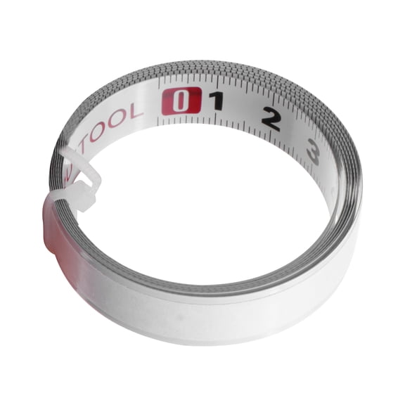CTIRCHIU Steel Miter Track Tape with Strong Self-Adhesive Backing for Precise Measuring Workbenches and Woodworking Tools