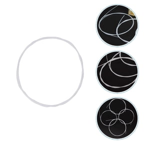 CTIRCHIU Sturdy White Nylon Ukulele String Replacement Part for Balalaika Clear and Balanced Sound