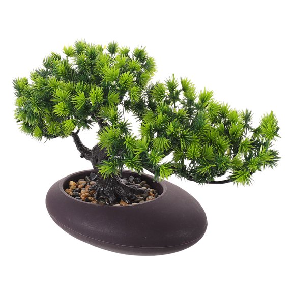 CTIRCHIU Sushi Plate Garnish Faux Pine Tree Bonsai Decor for Japanese Dining Table Presentation