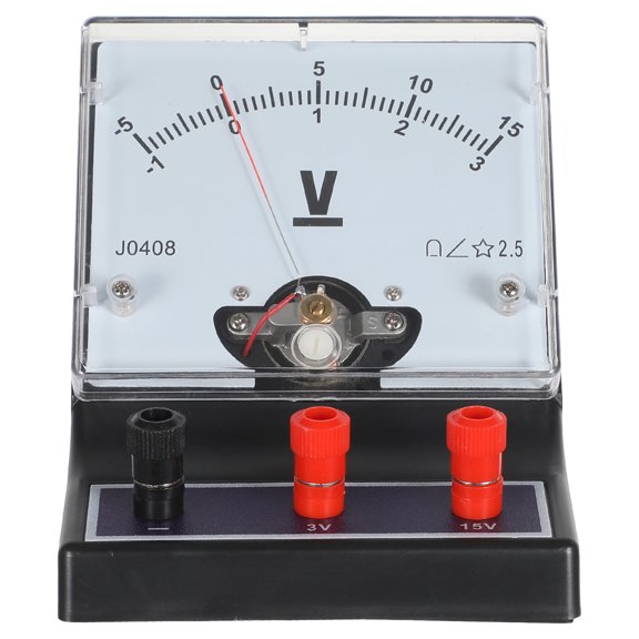 CTIRCHIU Teaching Analog Voltmeter for Science Experiment Tools with Enhanced Sensitivity and Easy to Read Scale