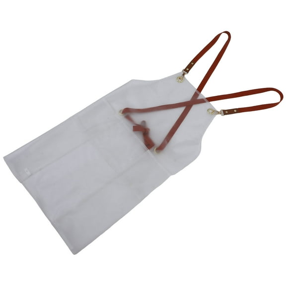 CTIRCHIU Adjustable Apron with Translucent White for Cooking, Painting, Crafting and More