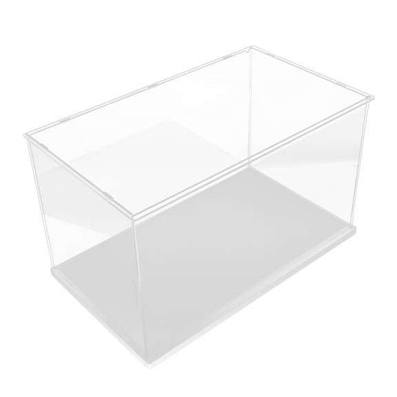 CTIRCHIU Clear Acrylic Display Case for Collectible Models and Figurines with Sturdy Protective Design