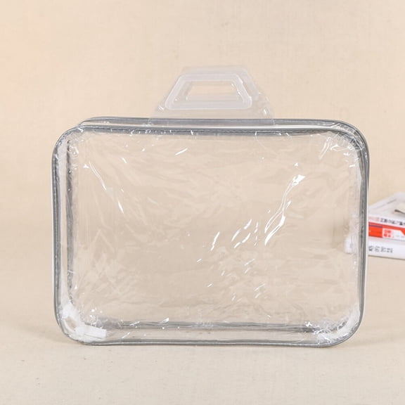 CTIRCHIU Set of 2 Large Clear PVC Storage Bags for Quilts, Clothes, Sweaters, Travel, and Luggage Organizer
