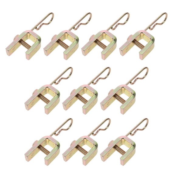 CTIRCHIU 10Pcs Metal Valve Stem Extension Clip Universal Clamp for Dual Wheel Tire Maintenance