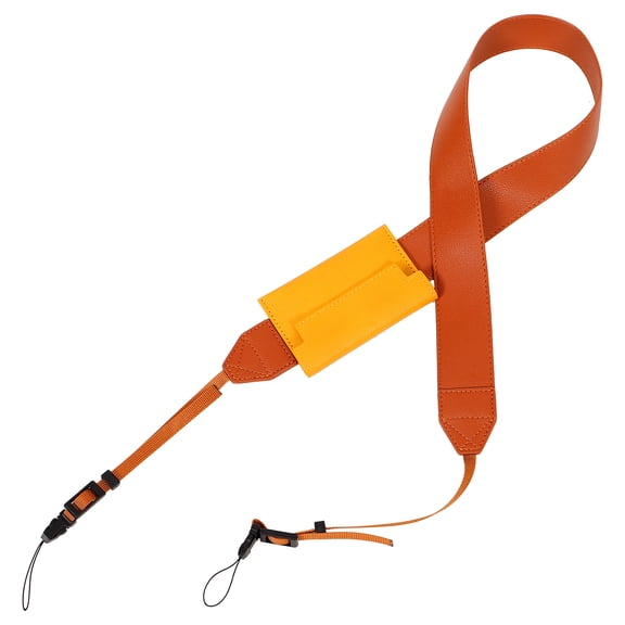 CTIRCHIU Universal Brown Camera Sling Strap Adjustable for Comfortable Outdoor Use