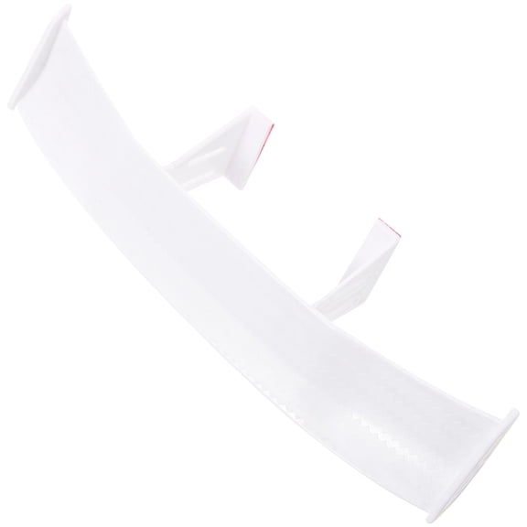 CTIRCHIU Universal White FRP Car Rear Tail Wing Spoiler, Lightweight Exterior Auto Trunk Racing Sport Style Accessory Kit