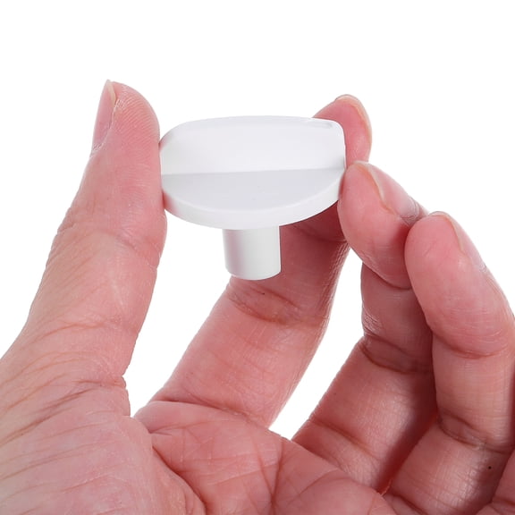 CTIRCHIU Universal White Plastic Refrigerator Temperature Control Knob Replacement for Fridge Thermostat Dial