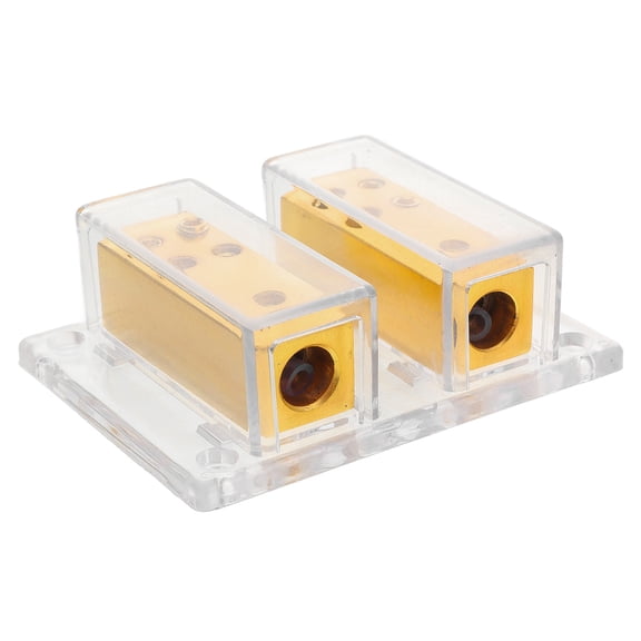 CTIRCHIU Amp Power Distribution Block Vehicle Audio Splitter Box with Durable Construction and Ground Distribution