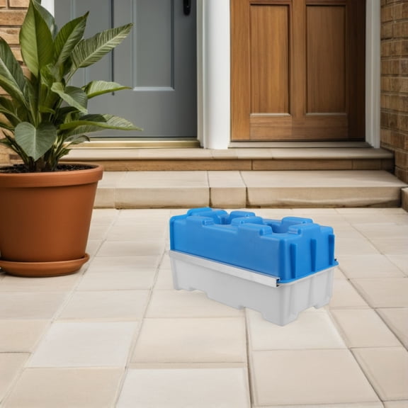 CTIRCHIU Versatile Plastic Concrete Form Mold for Decorative Brick Walls and Garden Use