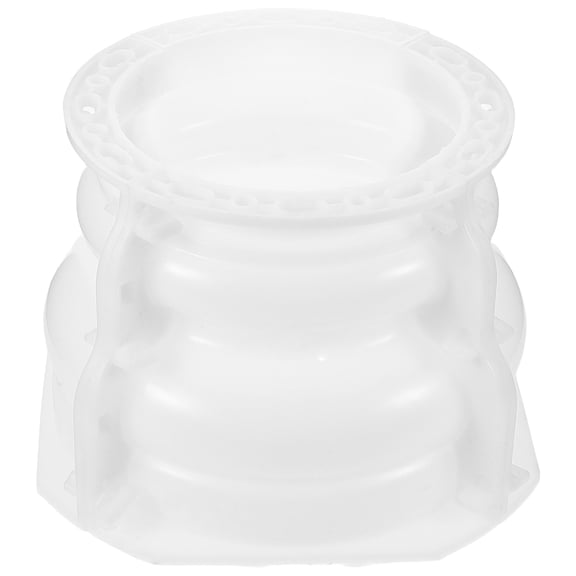 CTIRCHIU White Plastic Mold for Cement Column Base Formwork, Construction and Architectural Project Tool