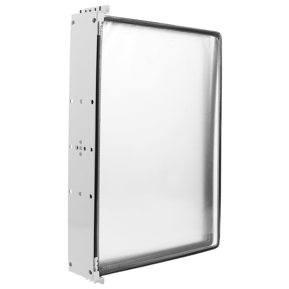 CTIRCHIU Plastic Wall File Holder for Reference Files Efficiently Hanging in Black 1Set