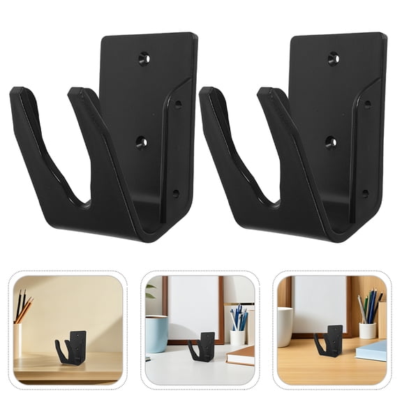 CTIRCHIU 4- Mount Holders for Barcode Scanners, Black Adjustable Angle Plastic Brackets, Universal Fit