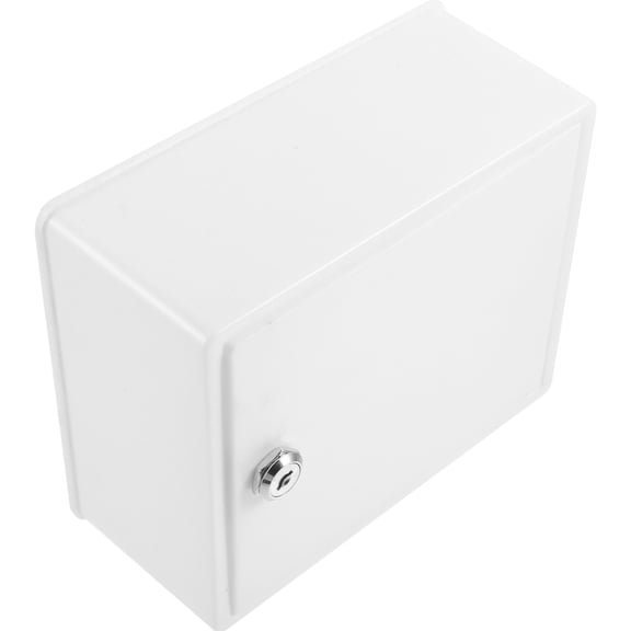 CTIRCHIU Wall Mounted Storage Box for Food Wall Mounted Milk Box Plastic White 1Pcs