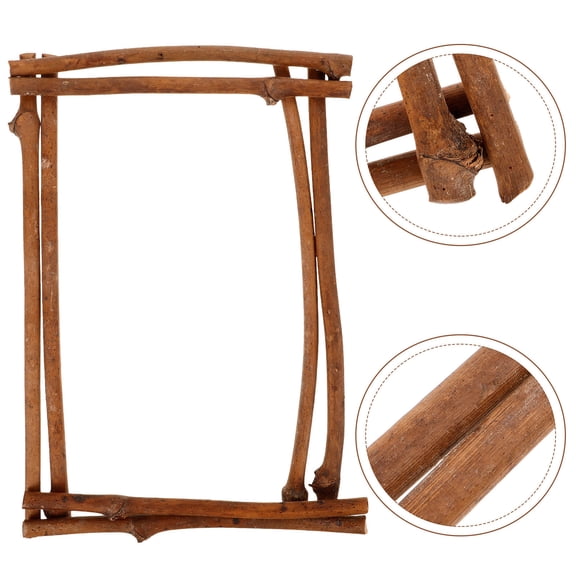 CTIRCHIU Brown Wooden Wedding Arch Frame - Decorative Arch for Wedding Ceremony, Outdoor and Indoor Event Decoration, 1 Set
