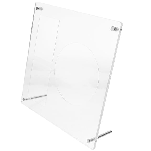 CTIRCHIU White Acrylic Photo Frame for Home Display Portable Decorative Frame with Simple Style