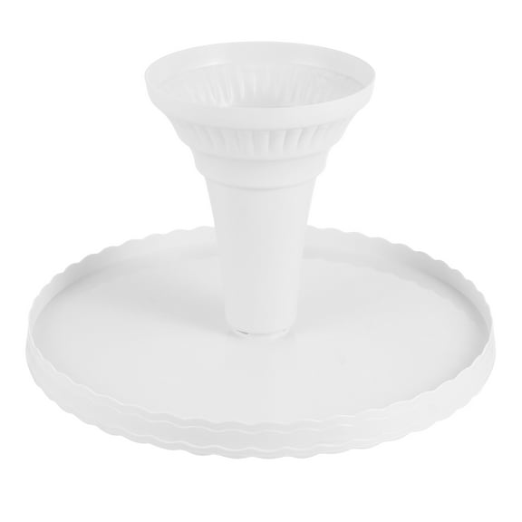 CTIRCHIU White Plastic Cake Stand and Easy to Clean for Wedding, Birthday, and Party Celebrations