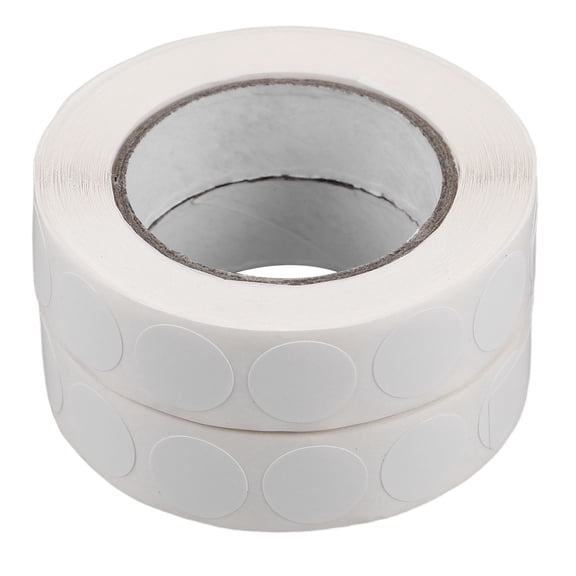 CTIRCHIU White Adhesive Labels for Office Use, Strong Sticky Round Dot Circle Markers, and
