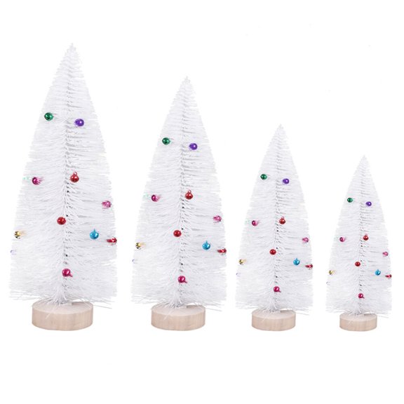 CTIRCHIU Holiday Tree Desk Decor - 1 Piece Festive Tabletop Ornament for Seasonal Home, Office, and Holiday Decoration