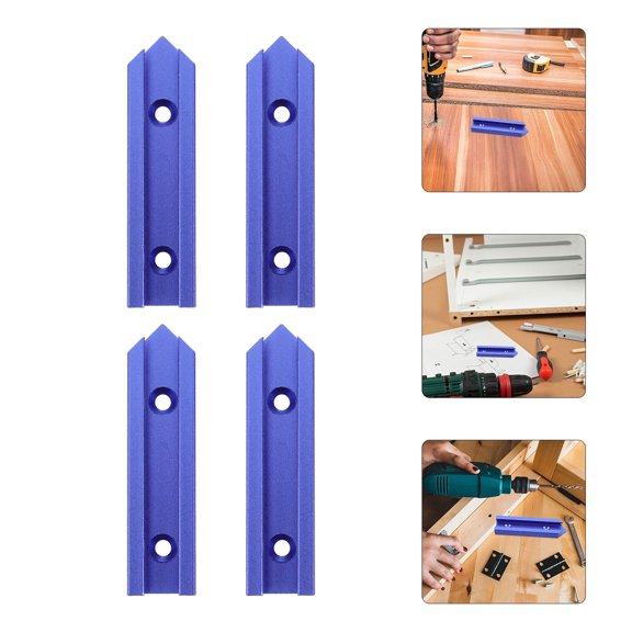CTIRCHIU Woodworking T Track Clamp for Home Use Blue Durable Tool for Precise Miter and Bench Fixing