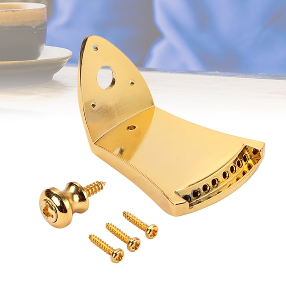 CTIRCHIU Zinc Alloy Tailpiece Triangle for Mandolin Instrument Decoration 1 Set