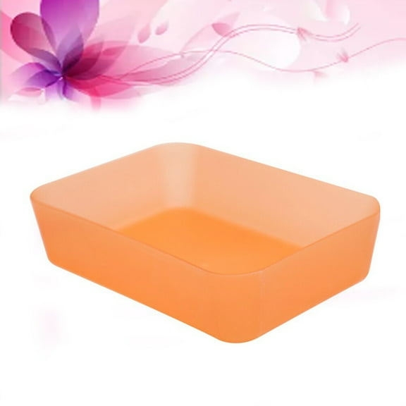 CTIRCHIU drawers debris box Storage Box PP Orange for Drawer Organization 1Pcs