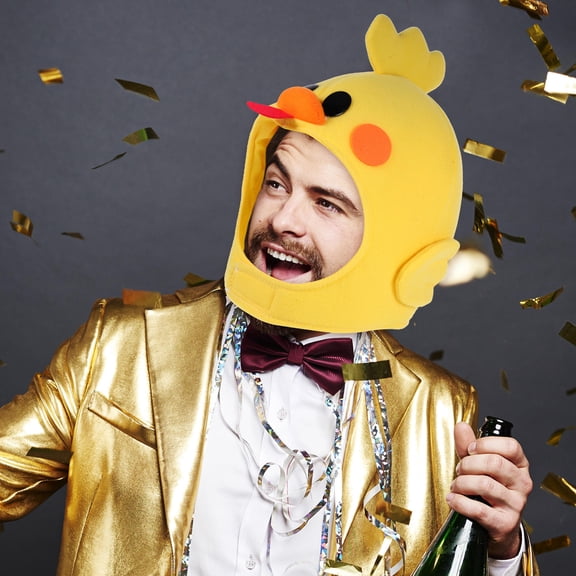 CTIRCHIU Plush Chick Hat for Party Comfortable Wear Fun and Versatile Use